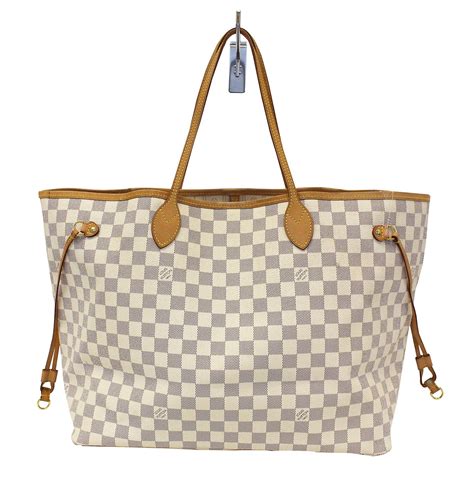 louis vuitton tote bag black and white|louis vuitton checkered tote bag.